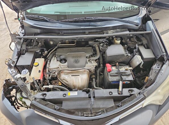 2T3BFREV5GW495186 2016 TOYOTA RAV4 Black ძრავის განყოფილების ხედი