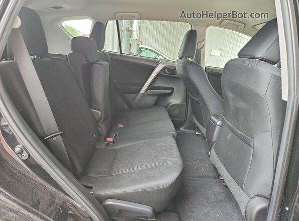 2T3BFREV5GW495186 2016 TOYOTA RAV4 Black უკანა სალონის ხედი