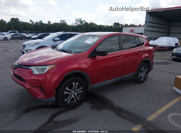 2T3BFREV5HW630751 2017 TOYOTA RAV4 Red წინა მარცხენა ხედი სამი მეოთხედიდან