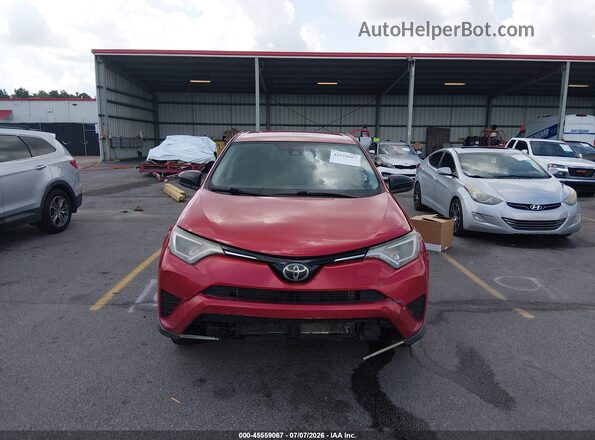 2T3BFREV5HW630751 2017 TOYOTA RAV4 Red ხელსაწყოთა პანელის ხედი