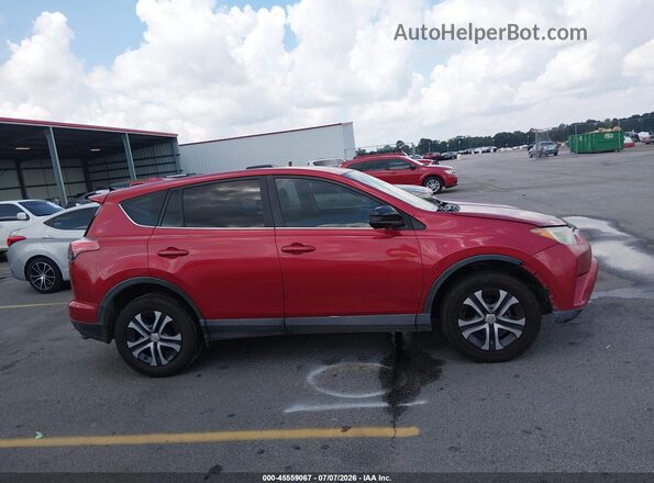 2T3BFREV5HW630751 2017 TOYOTA RAV4 Red უკანა სალონის ხედი