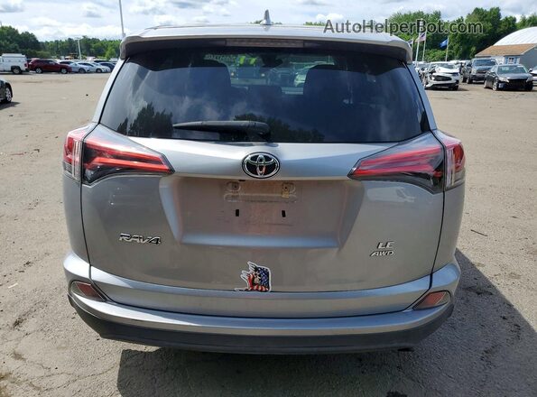 2T3BFREV5JW723615 2018 TOYOTA RAV4 Silver Հետևի տեսք