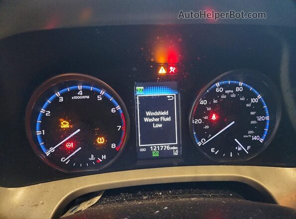 2T3BFREV5JW843110 2018 TOYOTA RAV4 Black Widok zestawu wskaźników