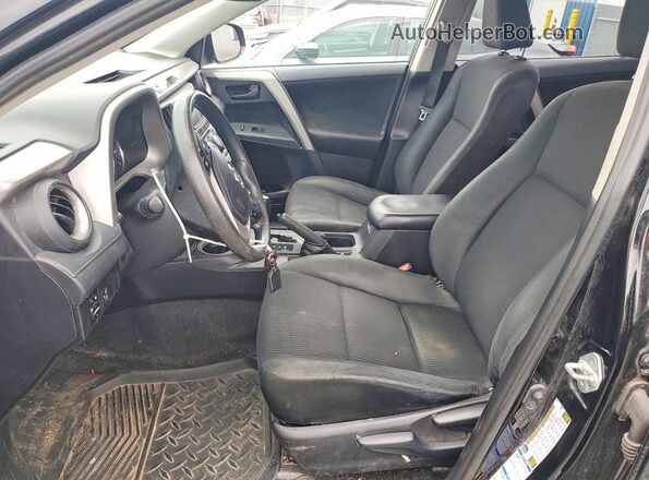 2T3BFREV6GW445154 2016 TOYOTA RAV4 Black Front interior view