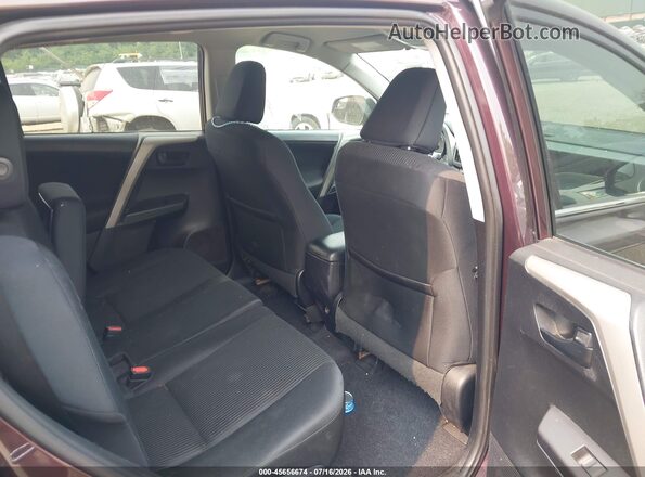 2T3BFREV6GW519818 2016 TOYOTA RAV4 Burgundy Vista de la etiqueta del VIN