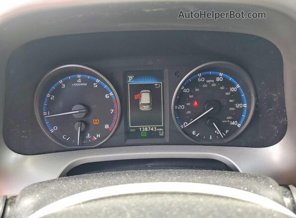 2T3BFREV6HW562167 2017 TOYOTA RAV4 Gray Вид щитка приладів