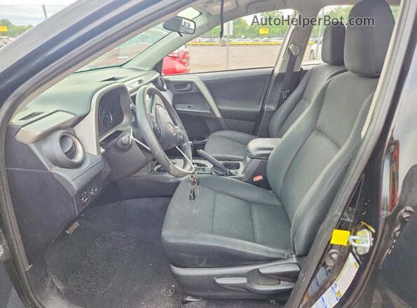 2T3BFREV6HW632296 2017 TOYOTA RAV4 Black Widok wnętrza z przodu