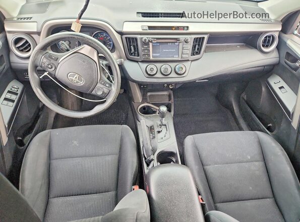 2T3BFREV6HW632296 2017 TOYOTA RAV4 Black Widok deski rozdzielczej