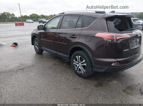 2T3BFREV6JW848932 2018 TOYOTA RAV4 Фиолетовый Задняя левая четверть