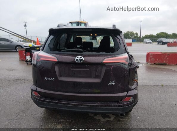 2T3BFREV6JW848932 2018 TOYOTA RAV4 Фиолетовый 