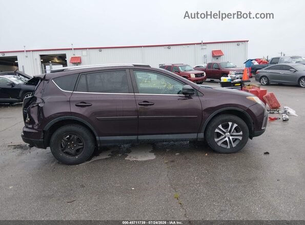 2T3BFREV6JW848932 2018 TOYOTA RAV4 Фиолетовый Панорамный вид салона 360°