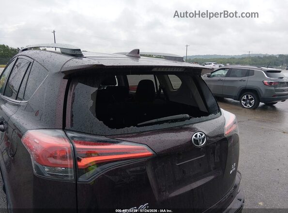 2T3BFREV6JW848932 2018 TOYOTA RAV4 Фиолетовый Вид спереди