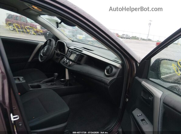 2T3BFREV6JW848932 2018 TOYOTA RAV4 Фиолетовый Вид салона спереди