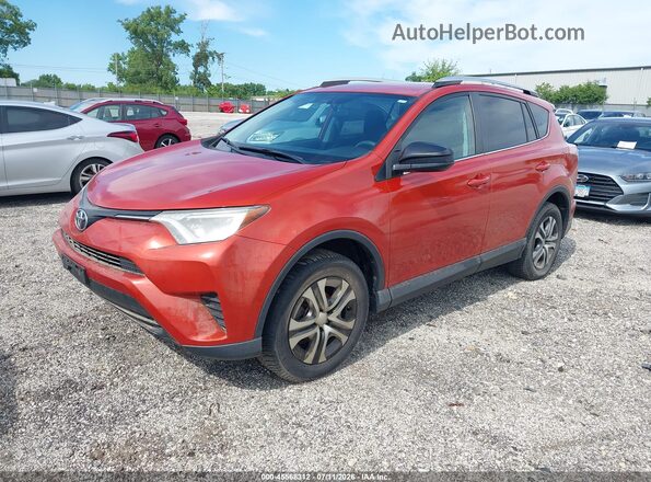 2T3BFREV8GW485302 2016 TOYOTA RAV4 Orange Vista tres cuartos delantera izquierda
