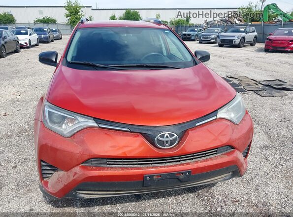 2T3BFREV8GW485302 2016 TOYOTA RAV4 Orange Vista del cuadro de instrumentos