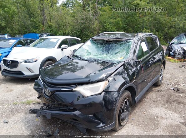 2T3BFREV8HW643560 2017 TOYOTA RAV4 Black Առջևի ձախ երեք քառորդ տեսարան