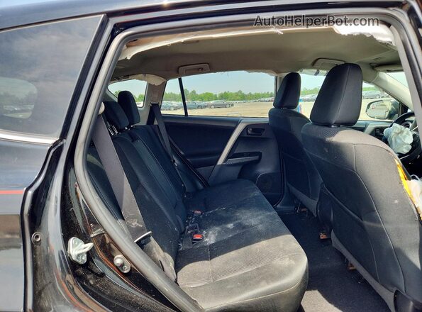 2T3BFREV8JW748671 2018 TOYOTA RAV4 Black Вид задньої частини салону