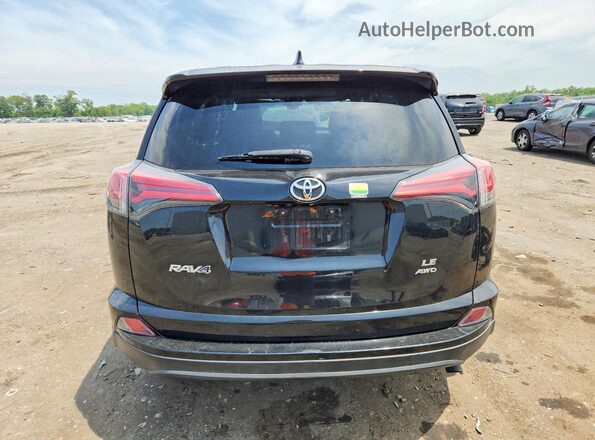 2T3BFREV8JW748671 2018 TOYOTA RAV4 Black Вид ззаду