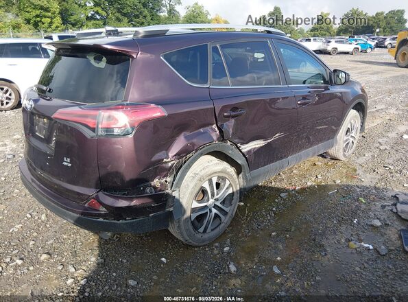 2T3BFREV9GW504388 2016 TOYOTA RAV4 Burgundy Հետևի աջ