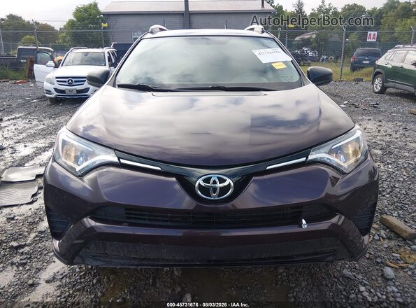 2T3BFREV9GW504388 2016 TOYOTA RAV4 Burgundy Սարքավորումների վահանակի տեսք