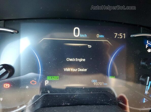 2T3BWRFV7RW230156 2024 TOYOTA RAV4 White Vista del cuadro de instrumentos