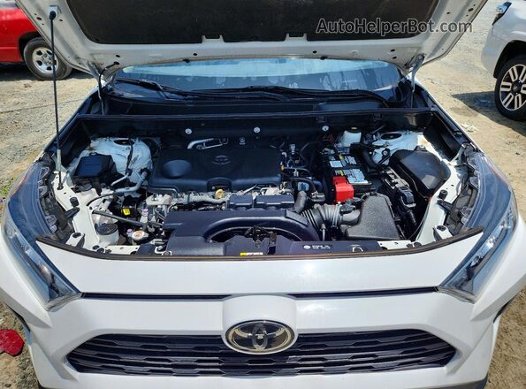 2T3C1RFV0LW092387 2020 TOYOTA RAV4 White Widok komory silnika