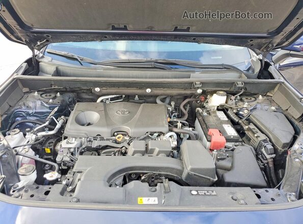 2T3C1RFV0RW302978 2024 TOYOTA RAV4 Blue ძრავის განყოფილების ხედი