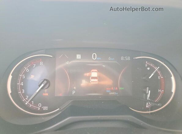 2T3C1RFV0SW409695 2025 TOYOTA RAV4 Black Սարքավորումների վահանակի տեսք