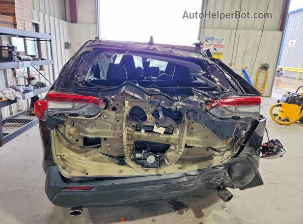 2T3C1RFV1KC025233 2019 TOYOTA RAV4 Black Rear view