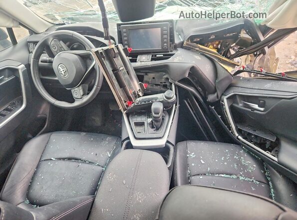 2T3C1RFV1KC025233 2019 TOYOTA RAV4 Black Dashboard view