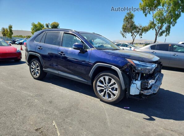 2T3C1RFV1NW186345 2022 TOYOTA RAV4 Синий Передняя правая четверть
