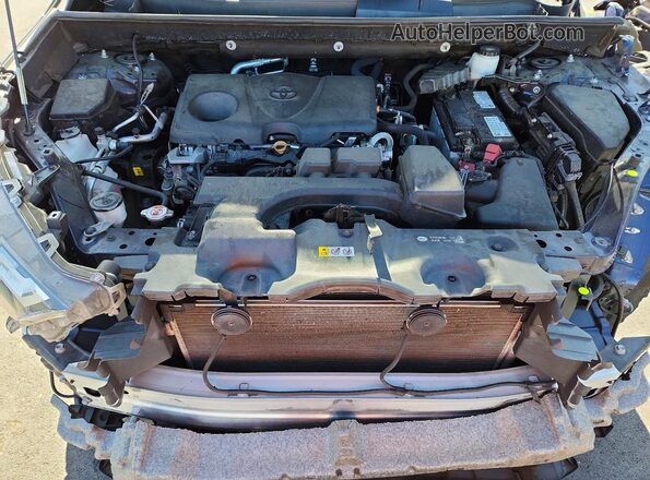 2T3C1RFV1NW186345 2022 TOYOTA RAV4 Синий Вид задней части салона