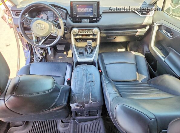2T3C1RFV1NW186345 2022 TOYOTA RAV4 Синий Вид панели приборов