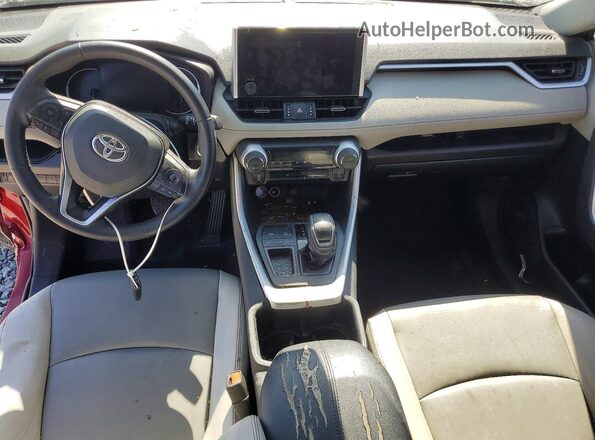 2T3C1RFV1PW285475 2023 TOYOTA RAV4 Red Dashboard view