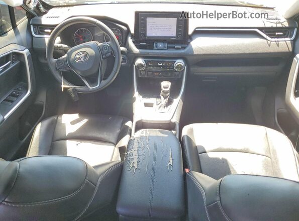 2T3C1RFV2MC159445 2021 TOYOTA RAV4 Gray Dashboard view