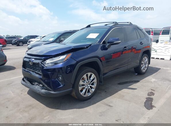 2T3C1RFV2RW343760 2024 TOYOTA RAV4 Dark Blue Передняя левая четверть