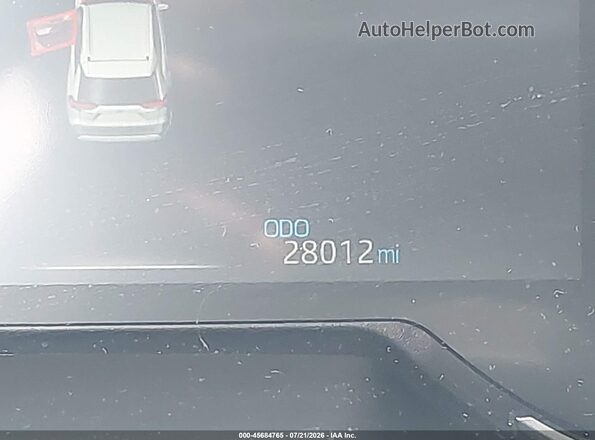2T3C1RFV2RW343760 2024 TOYOTA RAV4 Dark Blue Панорамный вид салона 360°