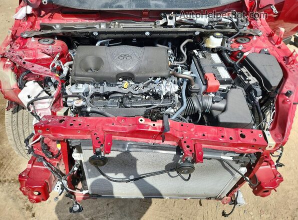 2T3C1RFV2SW435019 2025 TOYOTA RAV4 Red Widok komory silnika