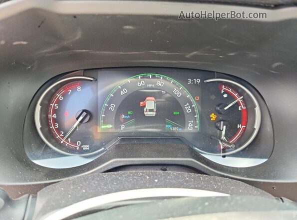 2T3C1RFV2SW435019 2025 TOYOTA RAV4 Red Widok zestawu wskaźników