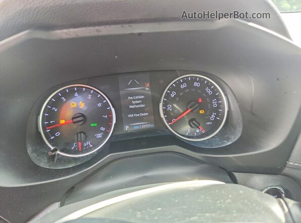 2T3C1RFV3KW048947 2019 TOYOTA RAV4 Burgundy Vista del cuadro de instrumentos