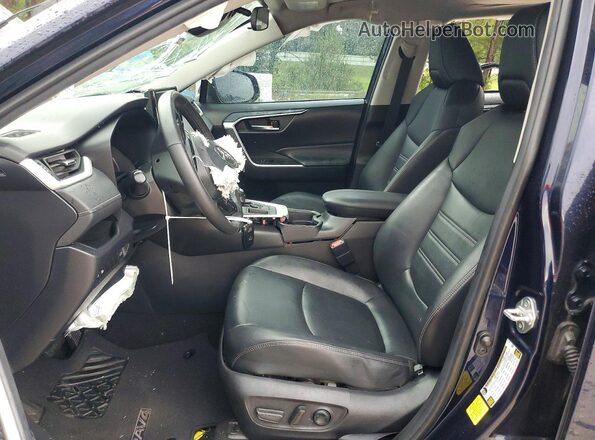 2T3C1RFV3LW098958 2020 TOYOTA RAV4 Blue Front interior view