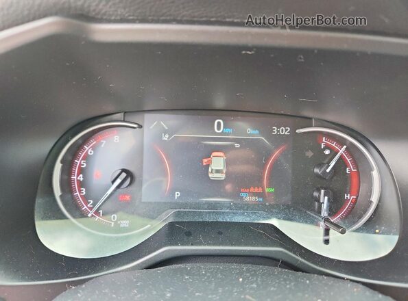 2T3C1RFV3PC229068 2023 TOYOTA RAV4 Black Widok zestawu wskaźników