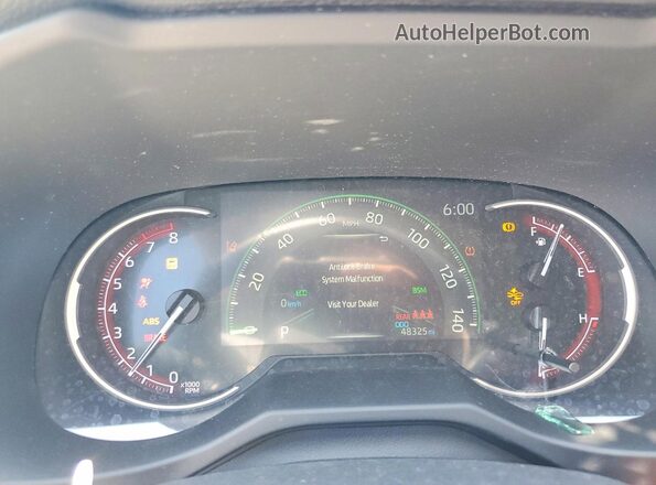 2T3C1RFV3PC245464 2023 TOYOTA RAV4 Black Вид щитка приладів