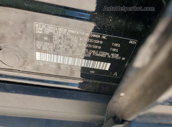 2T3C1RFV3RC294277 2024 TOYOTA RAV4 Черный Панорамный вид салона 360°