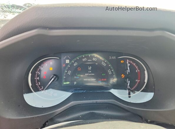 2T3C1RFV3RW321847 2024 TOYOTA RAV4 Blue Вид щитка приладів