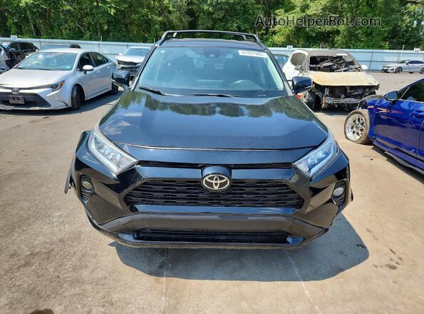 2T3C1RFV4MC122770 2021 TOYOTA RAV4 Черный Вид спереди