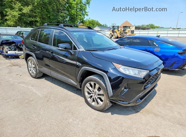 2T3C1RFV4MC122770 2021 TOYOTA RAV4 Черный Передняя правая четверть