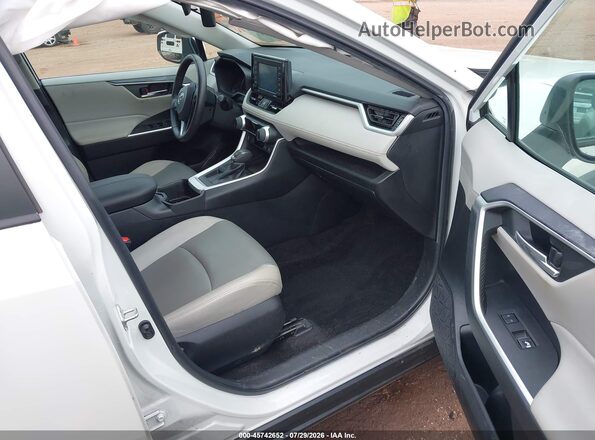2T3C1RFV4NW205311 2022 TOYOTA RAV4 White Widok wnętrza z przodu