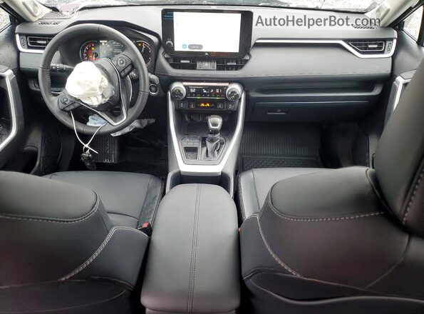 2T3C1RFV4SW419288 2025 TOYOTA RAV4 Black Dashboard view