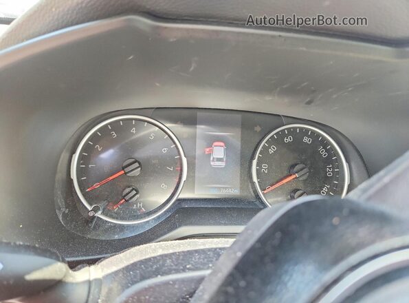 2T3C1RFV5MC116931 2021 TOYOTA RAV4 Black Instrument cluster view